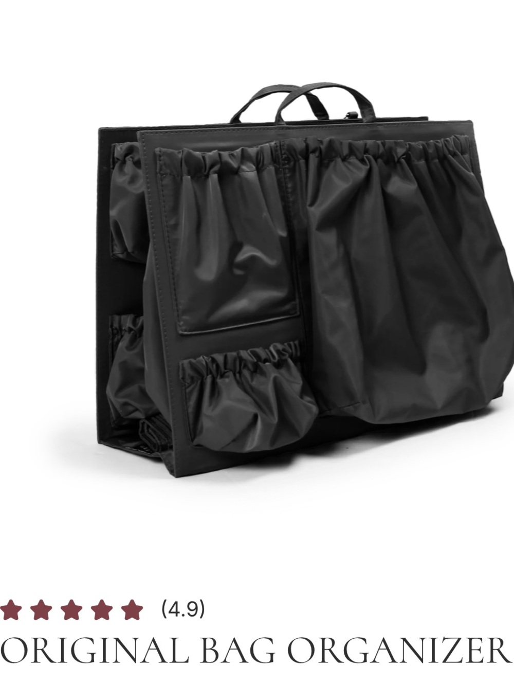 Totesavvy Original Bag Organizer – Black